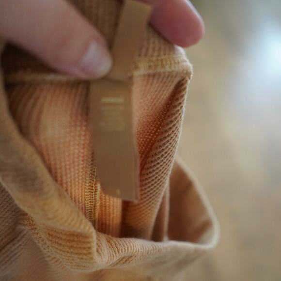 Skims Long John Leggings Womens Small Beige Ribbed Lightweight Stretch Pull On - Picture 8 of 10